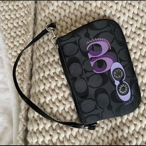 Small coach wristlet, never used